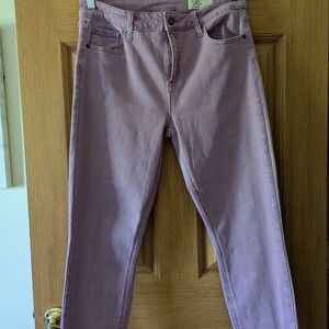 Cosmic Blue Love Purple Skinny Jeans